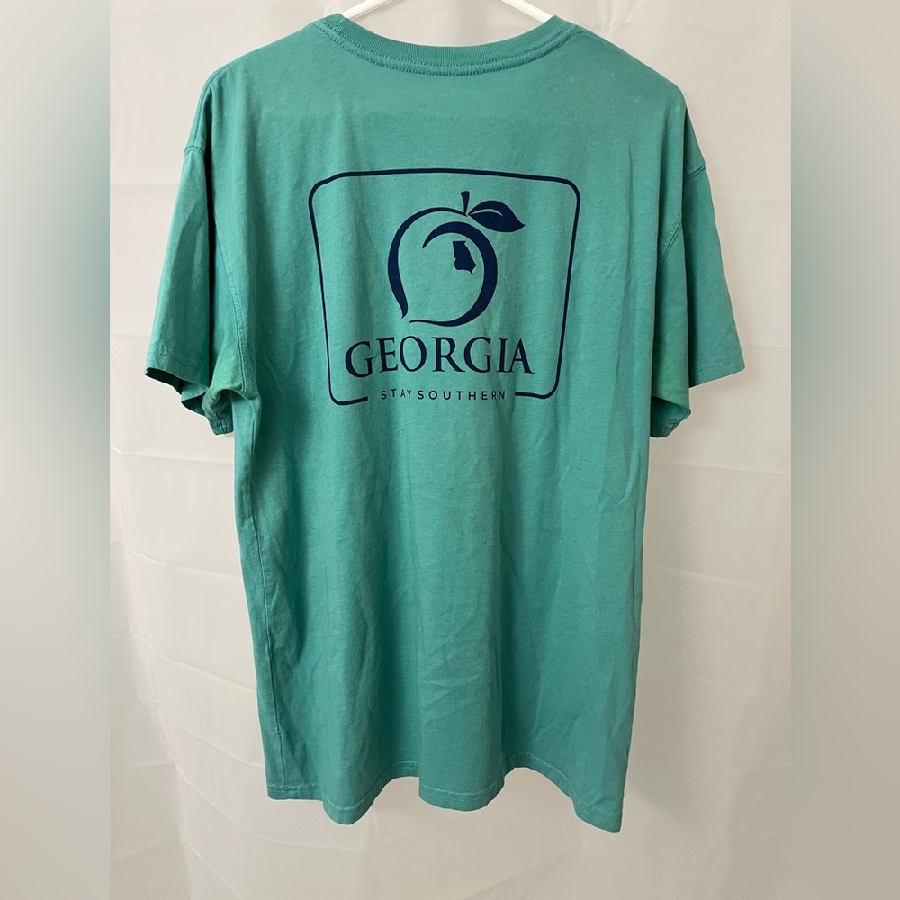 Peach State Pride Men’s long sleeve tshirt size medium salmon